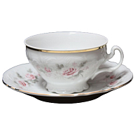 Набор чайных пар 155мл Серая роза ZL Bernadotte