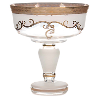 Конфетница 16см золото Star Crystal