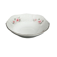 Набор салатников 16см 6шт Серая роза PL Bernadotte