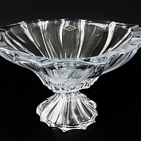 Фруктовница 33см на ножке Plantica Aurum Crystal