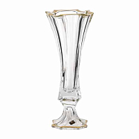 Ваза 43.5см на ножке Neptune Матовое золото As Crystal