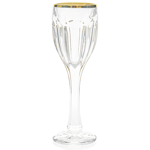 Набор фужеров 50мл 6шт Safari Golden Rim AS Crystal