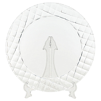 Поднос 28см Tiny Crystalite Bohemia 