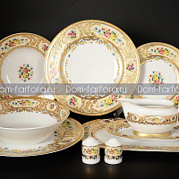 Сервиз столовый 6пер 25пр без супника Vienna Creme Gold Falkenporzellan 