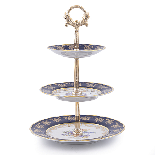 Горка 3 яруса 1шт Кобальт Полевой цветок 677