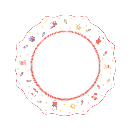 Тарелка 17см 1шт Toys Red Repast