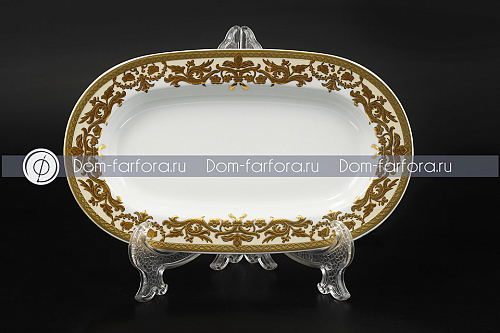 Блюдо овальное 24см Natalia Creme Gold Блюдо овальное 24см Natalia Creme Gold