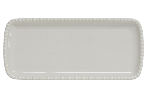 Блюдо прямоугольное 36*16см серый Tiffany Easy Life