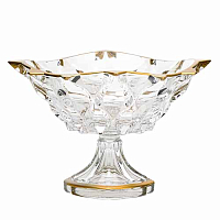Фруктовница 35см н/н Samba MatGold Bohemia Treasury AS Crystal
