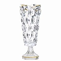 Ваза 40,5см н/н Samba MatGold Bohemia Treasury AS Crystal