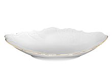 Блюдо для хлеба 34см Белый узор слоновая кость Bernadotte