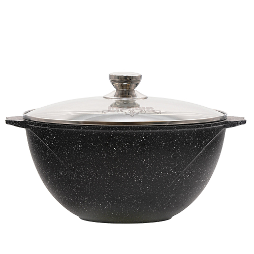 Казан 7л Гранит black Мечта 