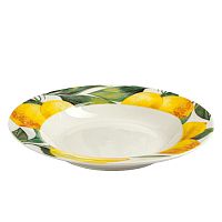 Тарелка суповая 20см Лимон Доляна