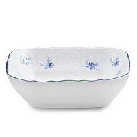Салатница квадратная 16см Синий цветок Bernadotte