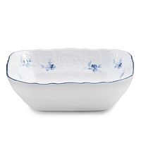 Салатница квадратная 16см Синий цветок Bernadotte