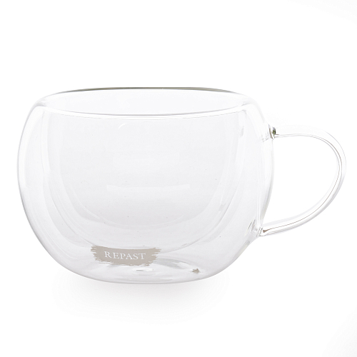 Набор кружек 270мл 2шт с двойным стеклом Double Wall Repast