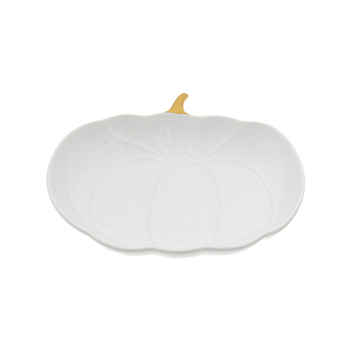 Блюдо сервировочное 23*19*4см Pumpkin белое Repast Блюдо сервировочное 23*19*4см Pumpkin белое Repast