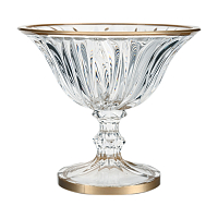 Конфетница 13,5см на ножке Flame Nano Glass