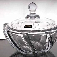 Конфетница 19см с крышкой Infinity Crystalite Bohemia
