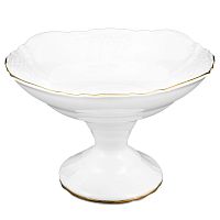 Конфетница н/н 23см Белый узор Bernadotte