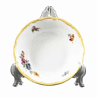 Набор салатников 16см 6шт Мейсенский букет Queen's Crown