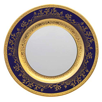 Блюдо круглое 32см Constanza Cobalt Gold 9320 Falkenporzellan 