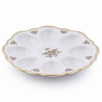 Поднос для яиц 20см Золотая Роза Queen's Crown