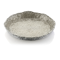 Поднос круглый 32см Diamante Sand IVV