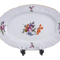 Блюдо овальное 26см Лопух (5шт кор) Bernadotte