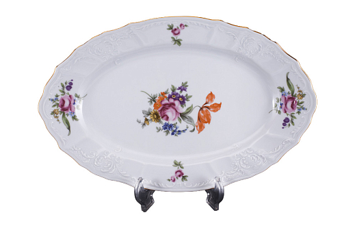 Блюдо овальное 26см Лопух (5шт кор) Bernadotte