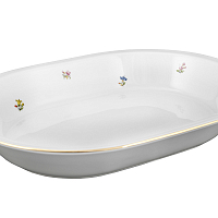 Блюдо для запекания 36см Мелкие цветы Jeremy