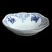 Набор салатников 16см 6шт Синие розы