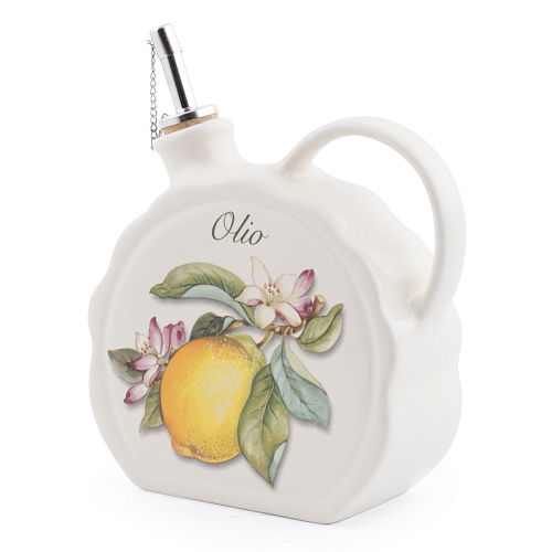 Бутылка для масла 550мл Итальянские лимоны Nuova Cer