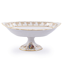 Блюдо для хлеба 35см на ножке Аристократ Мадонна