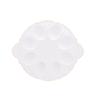 Поднос для яиц 25см Белый узор Bernadotte