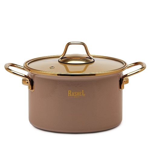 Кастрюля 4л с/кр кремово-розовый Кастрюля 4л с/кр кремово-розовый