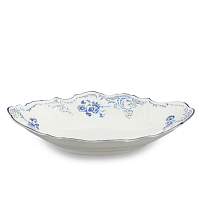 Блюдо для хлеба 34см Синие розы (2 шт кор) Bernadotte