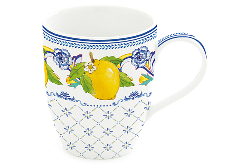 Кружка 0,35л в подарочной уп Positano Easy Life