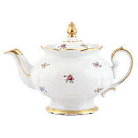 Чайник 0,9л Мейсенский цветок Queen's Crown