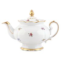 Чайник 0,9л Мейсенский цветок Queen's Crown