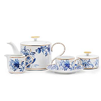 Сервиз чайный 6пер 15пр Porto Blue Gold Falkenporzellan 
