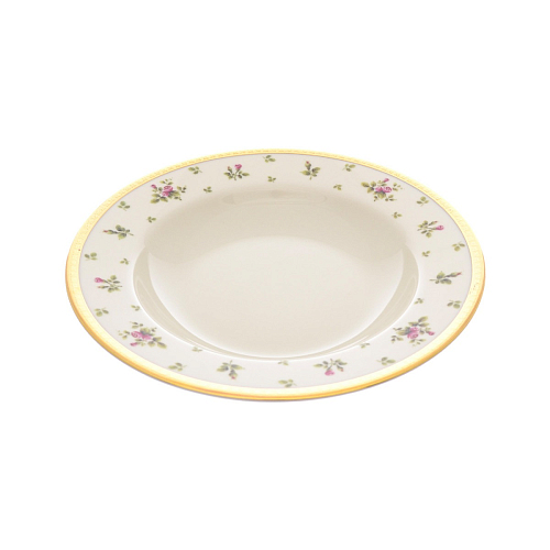 Набор тарелок 23см глубоких 6шт Constanza Creme Primavera Gold Falkenporzellan