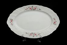 Блюдо овальное 34см Серая роза PL Bernadotte