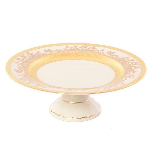 Тортница 32см н/н Creme Gold 9077 Falkenporzellan