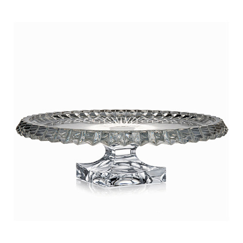 Тортница 34см на ножке хрусталь Crown Jewel Rogaska