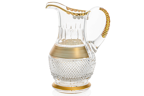 Графин 1,3л хрусталь с золотом