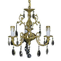 Люстра 3 рожковая золото Royal Bohemia