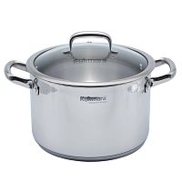 Кастрюля 5л 22см со стекл. крышкой Leon Кукмара