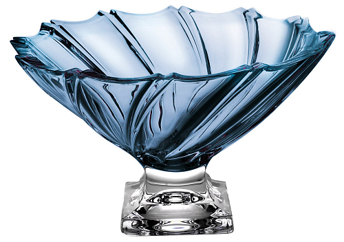 Фруктовница 31см на ножке Ponti Blue Bohemia Treasury