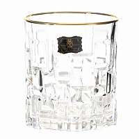 Набор стаканов 330мл 6шт Etna Golden Rim As Crystal